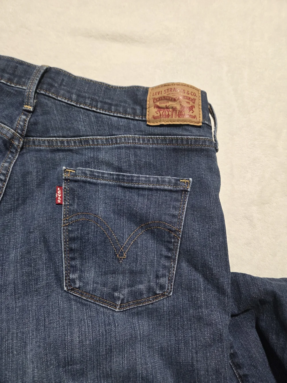 Levi's Men's 505 Regular Fit Jeans Size 10L (30×34) Blue Denim